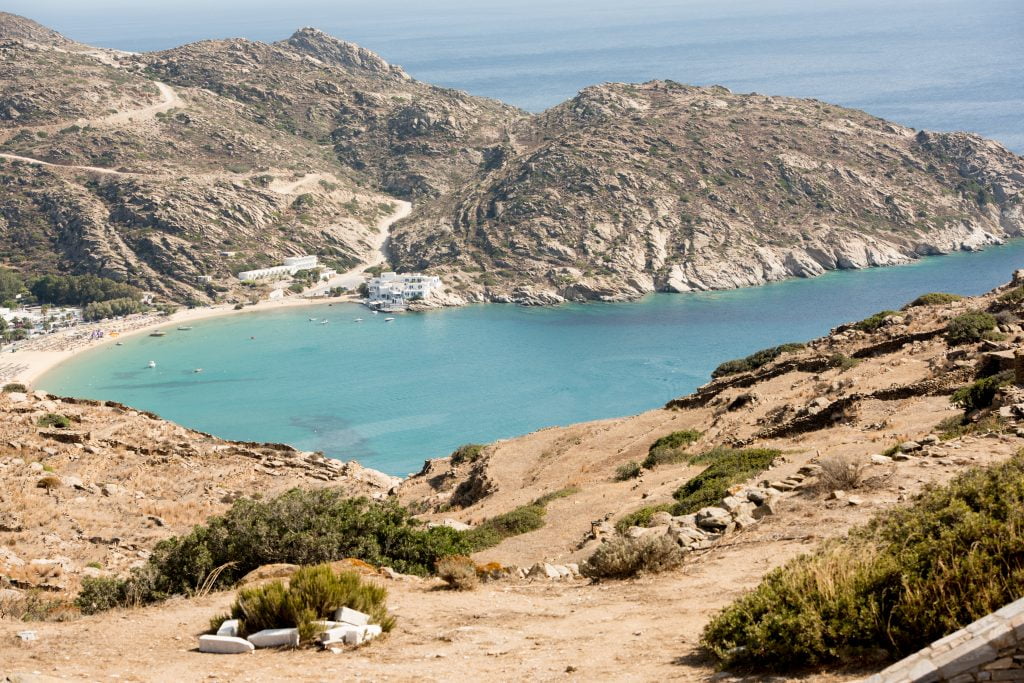 Mylopotas Beach in Ios Greece